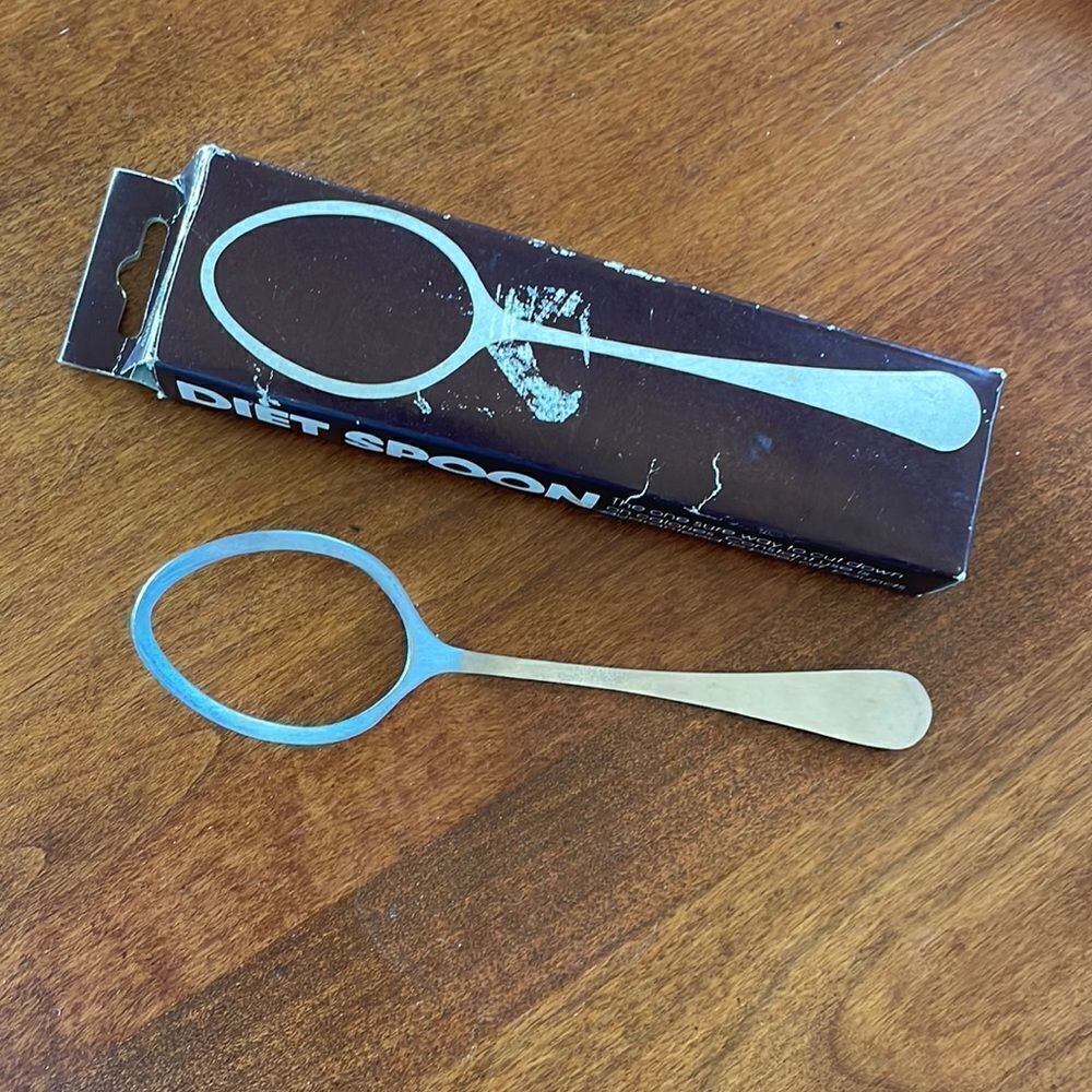 Rare Alfred E. Knobler Stainless Steel Diet Spoon